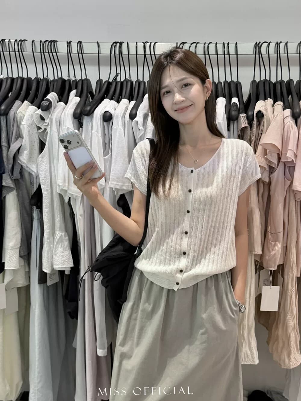 일상 관대 한 V넥 구덩이 기사 편안함 통기성 니트 오픈 가디건 상세 이미지 12