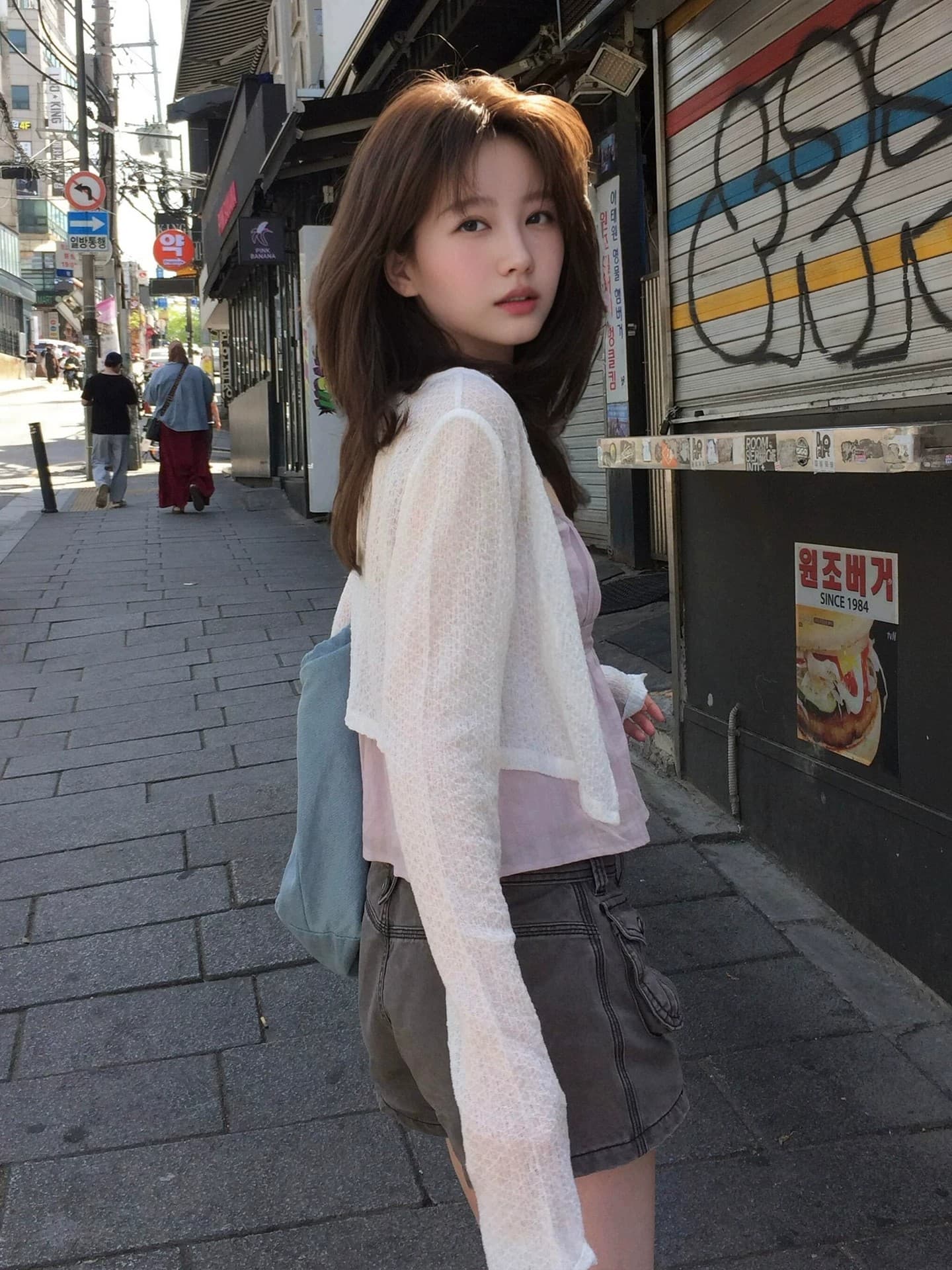 니트 자외선 차단 오픈 가디건 여성 얇은 스타일 작은 숄 여름 경기 치마 쇼트 스타일 어깨 슬립 드레스 외부 가져 가라. 블라우스 이미지 3