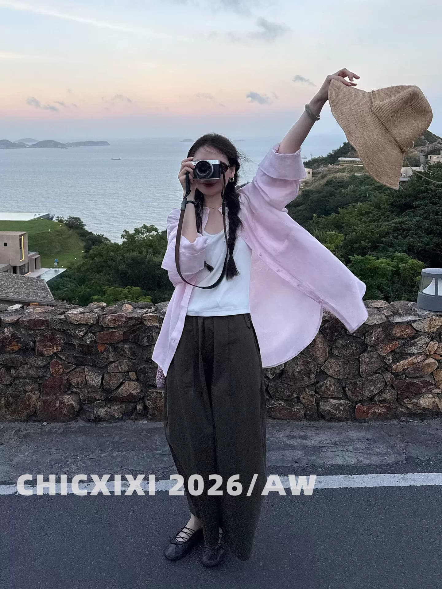 휴가 바람 핑크색 폴로 칼라 자외선 차단 여성 셔츠 여름 얇은 스타일 슬립 외부 가져 가라. 블라우스 셔츠 재킷 상세 이미지 4