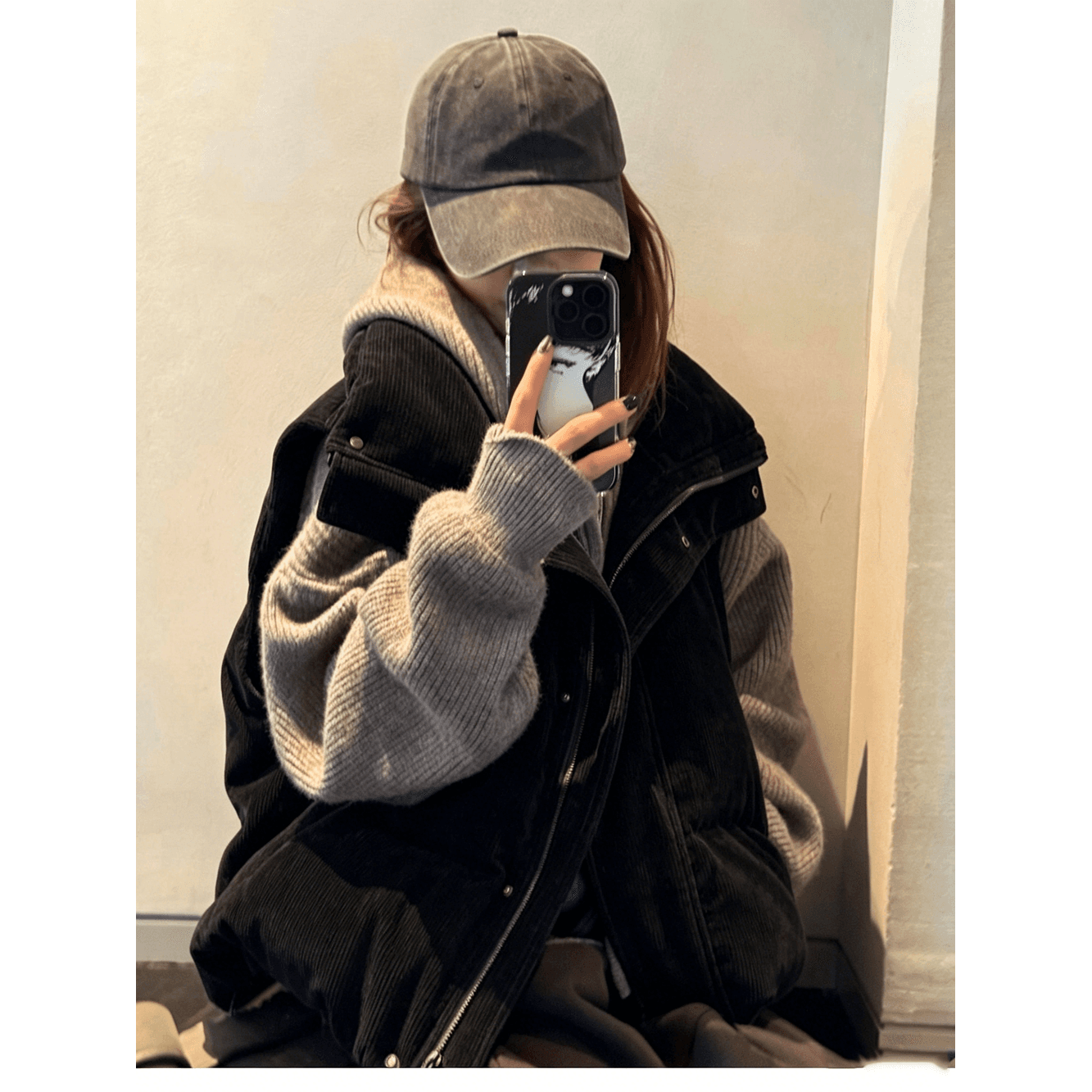 2026 가을 겨울 새로운 다운 조끼 여자 외출용 니트 두꺼운 보온 조끼 작은 키 패션 조끼 재킷 이미지 5
