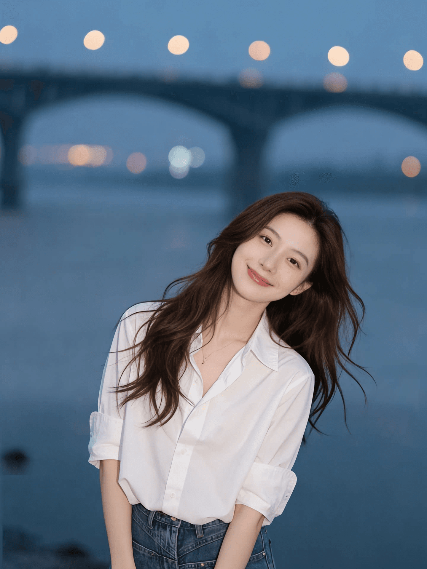 빛 럭셔리 지성 바람 화이트 폴로 칼라 싱글 줄 버튼 여성 셔츠 홍콩 느낌 chic 익스트림 제인 품격 루즈핏 다용도 맨위 상세 이미지 5