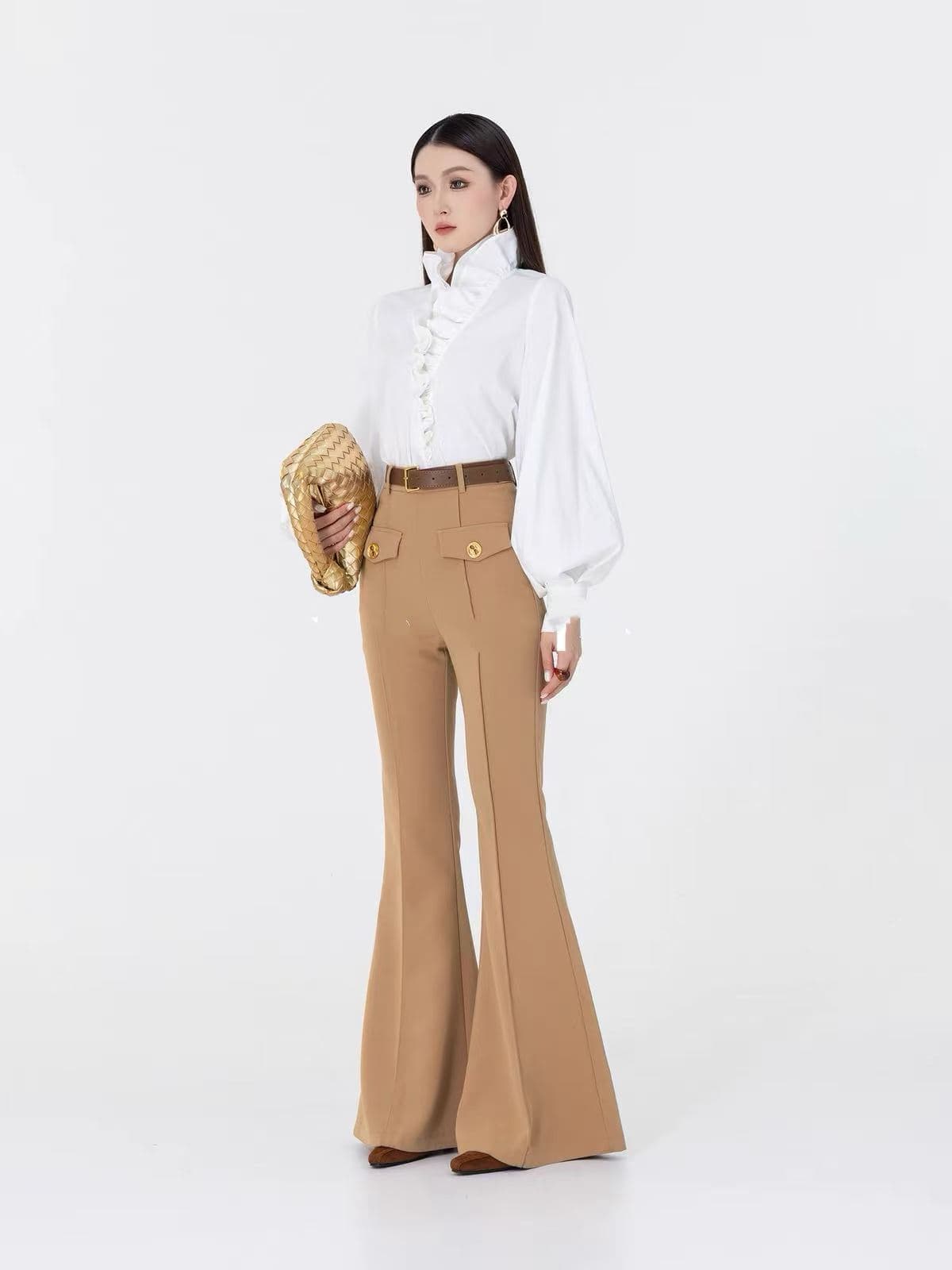 md 에 따르면 Connaught 스택 Pleat 구름 부드러운 2026 가을 슬림해 보이는 다용도 긴팔 패션 유럽 만약 바람 캐주얼 맨위 셔츠 상세 이미지 7