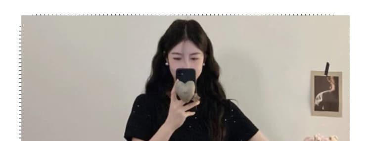 실사 프랑스식 배색 프릴 페이크 레이어드 치마 여름 새로운 고급 센스 품격 슬림해 보이는 임산부 모유 수유 용 치마 상세 이미지 5
