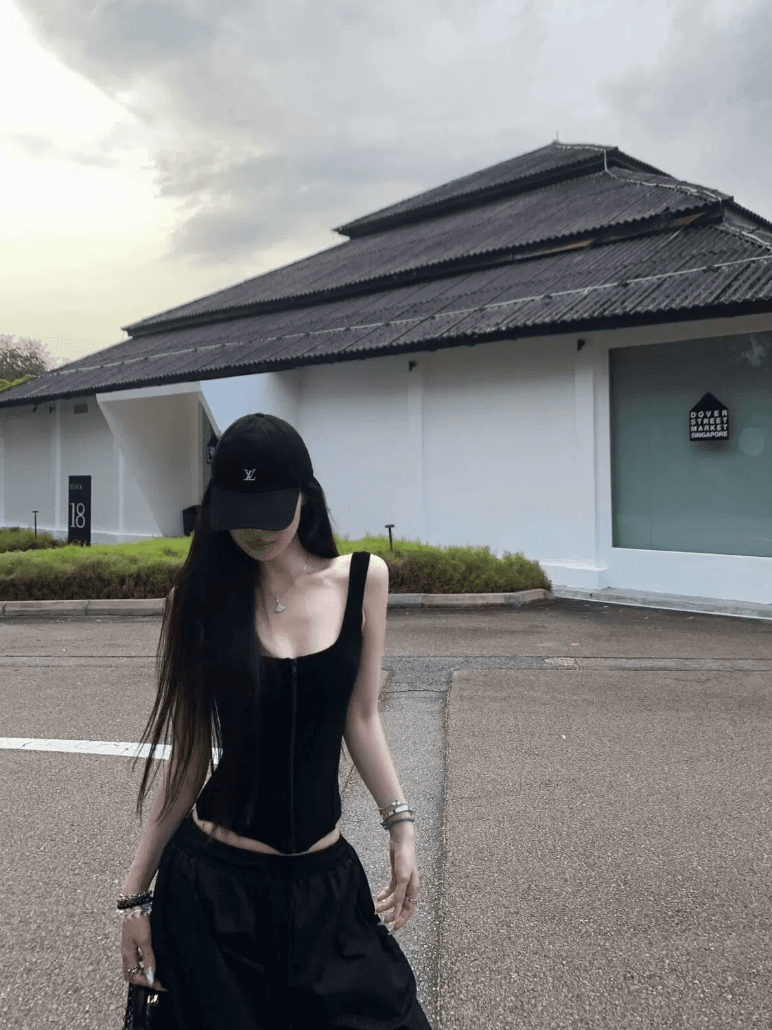 검정색 지퍼 허리 코르셋 여성 외출용 플라스틱 몸 캐미솔 여름 새로운 핫걸 바람 슬림해 보이는 다용도 맨위 이미지 4