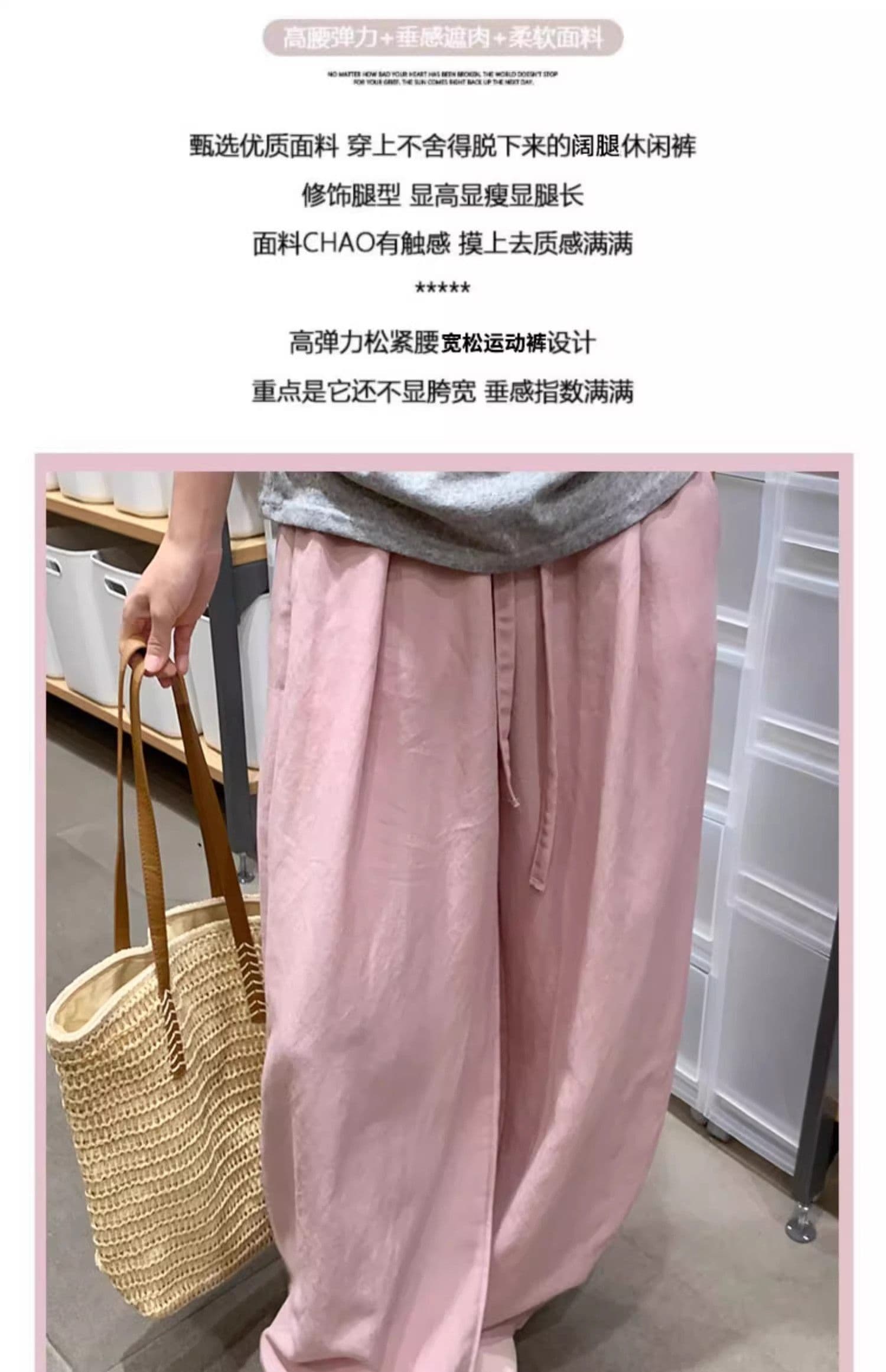 마 재료 아마 센스 와이드 레그 팬츠 여성 봄 여름 얇은 스타일 새로운 오래된 돈 바람 느긋한 캐주얼 면 린넨 야마모토 바지 소녀 상세 이미지 5