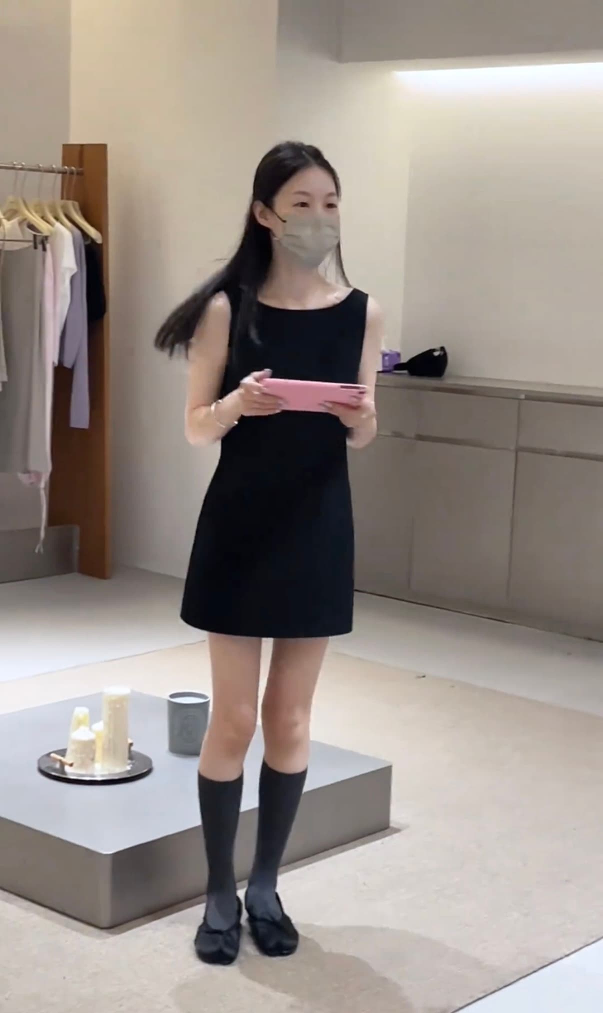 일본식 대 백리스 정장 드레스 작은 검은 드레스 이미지 2