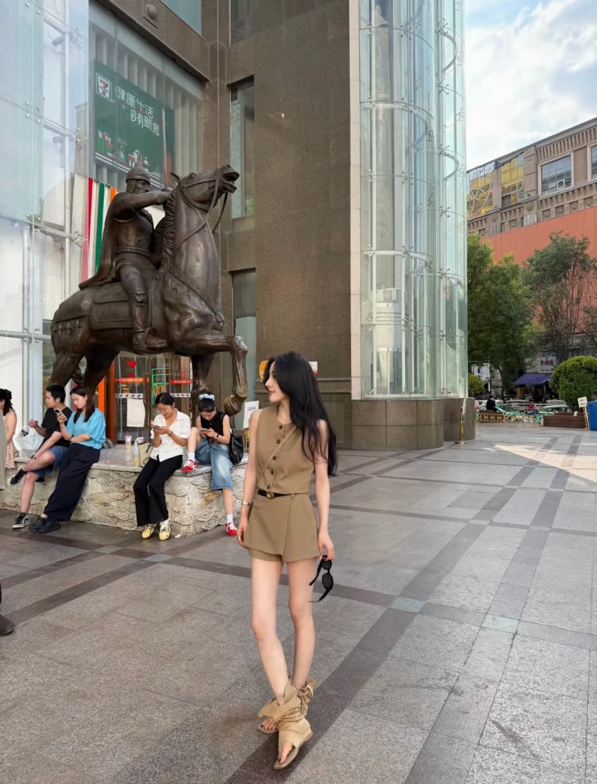 정장 투피스 세트 경기 벨트 이미지 4