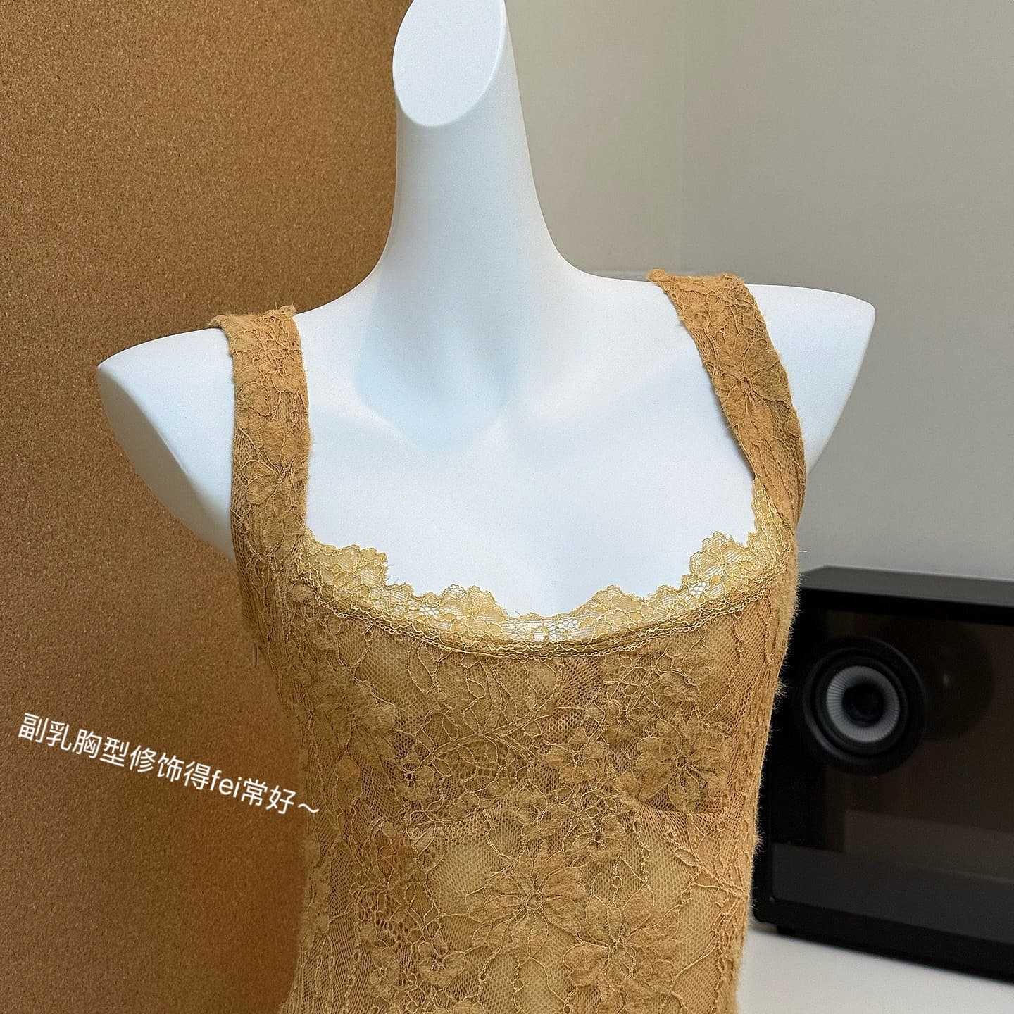 sya 크 사이 작은 웨스트 프랑스식 광장 칼라 레이스 슬립 몸매 가꾸기 롱 코트 여성 드레스 여름 섹시함 부드러운 치마 이미지 5