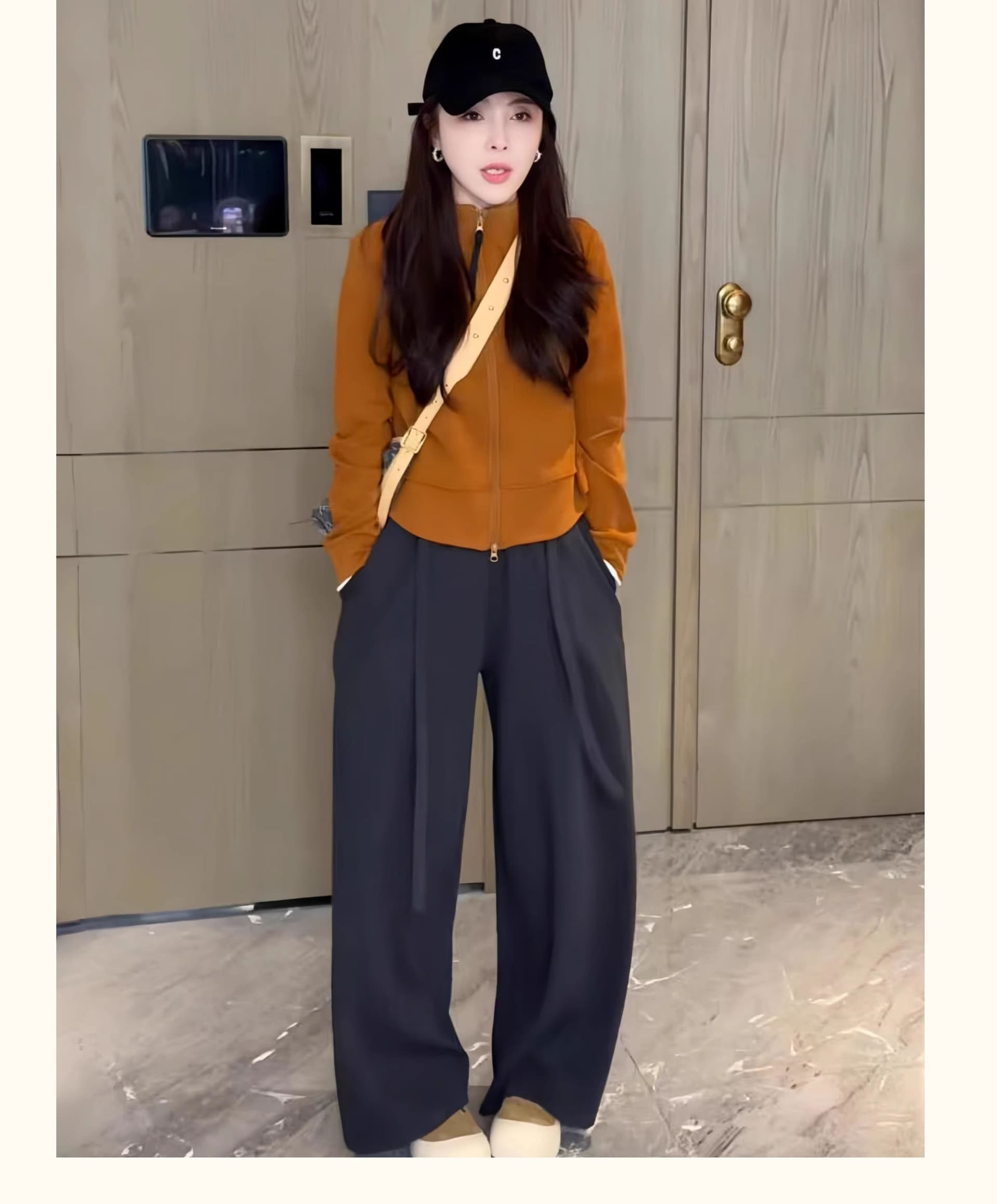 가을 겨울 자이언트 잘 생긴 ~ 중 후드티 여성 2026 폭발 빅 사이즈 지방 mm 패션 루즈핏 외국 가스 더블 지퍼 카디건 코트 상세 이미지 4