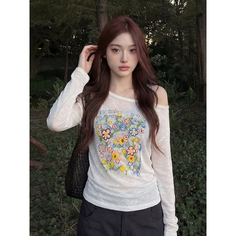 주간 실크 리브 사람들 면 빅 사이즈 순수한 욕망 달콤한 자외선 차단 블라우스 티셔츠 여성 여름 인사이드 가져 가라. 캐미솔 투피스 세트 이미지 5