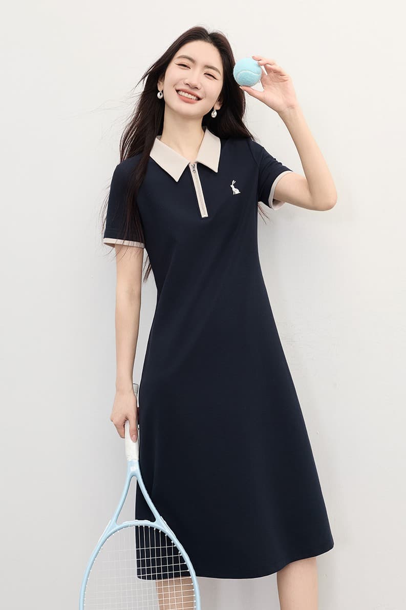 도시 빛 운동 에너지 26 년 여름 새로운 드레스 polo 커브 치마 미니멀리즘 다용도 치마 이미지 6