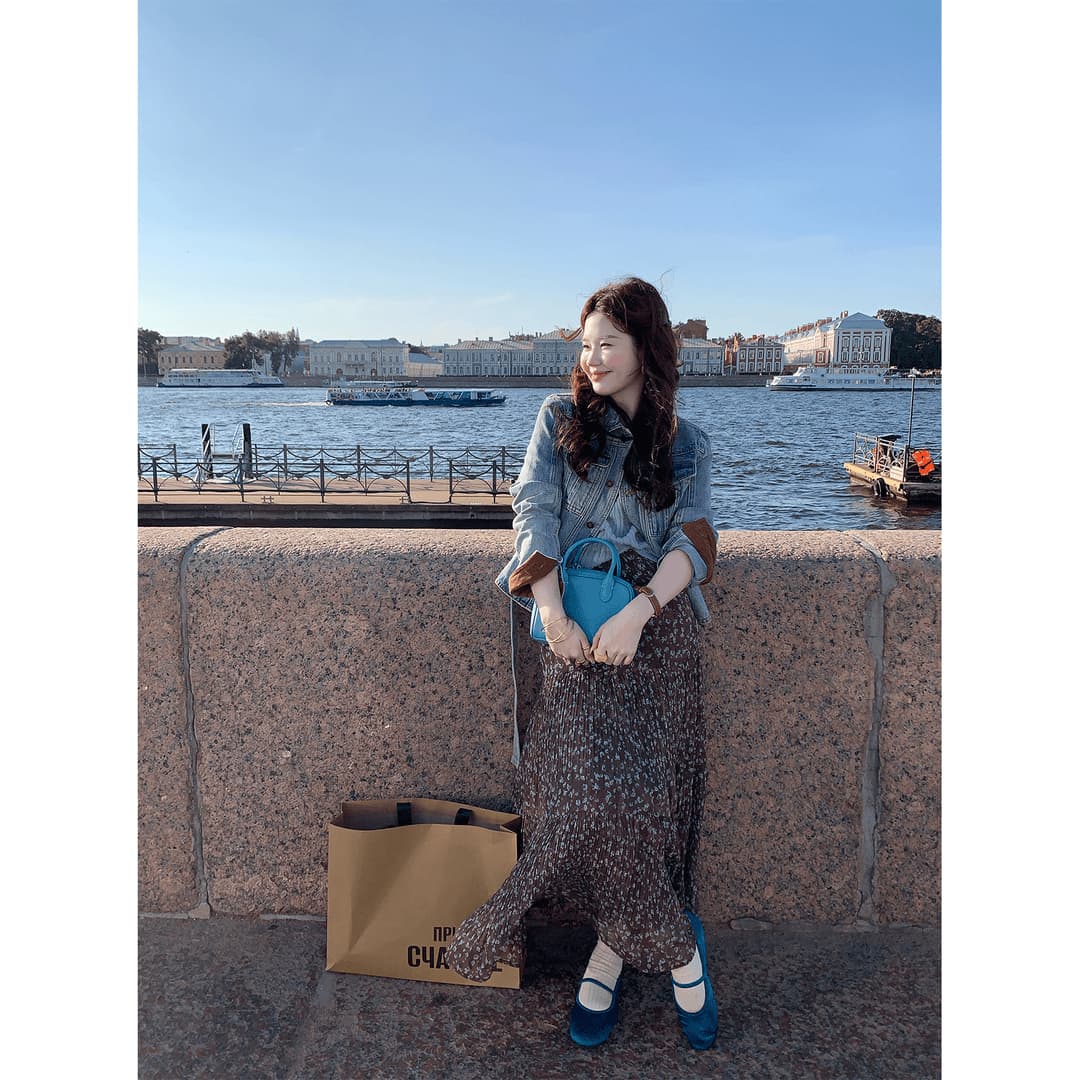 화재 화재 화재 핀란드 여행 한국 스타일 품격 다용도 벨트 데님 재킷 w45693hh63 이미지 5