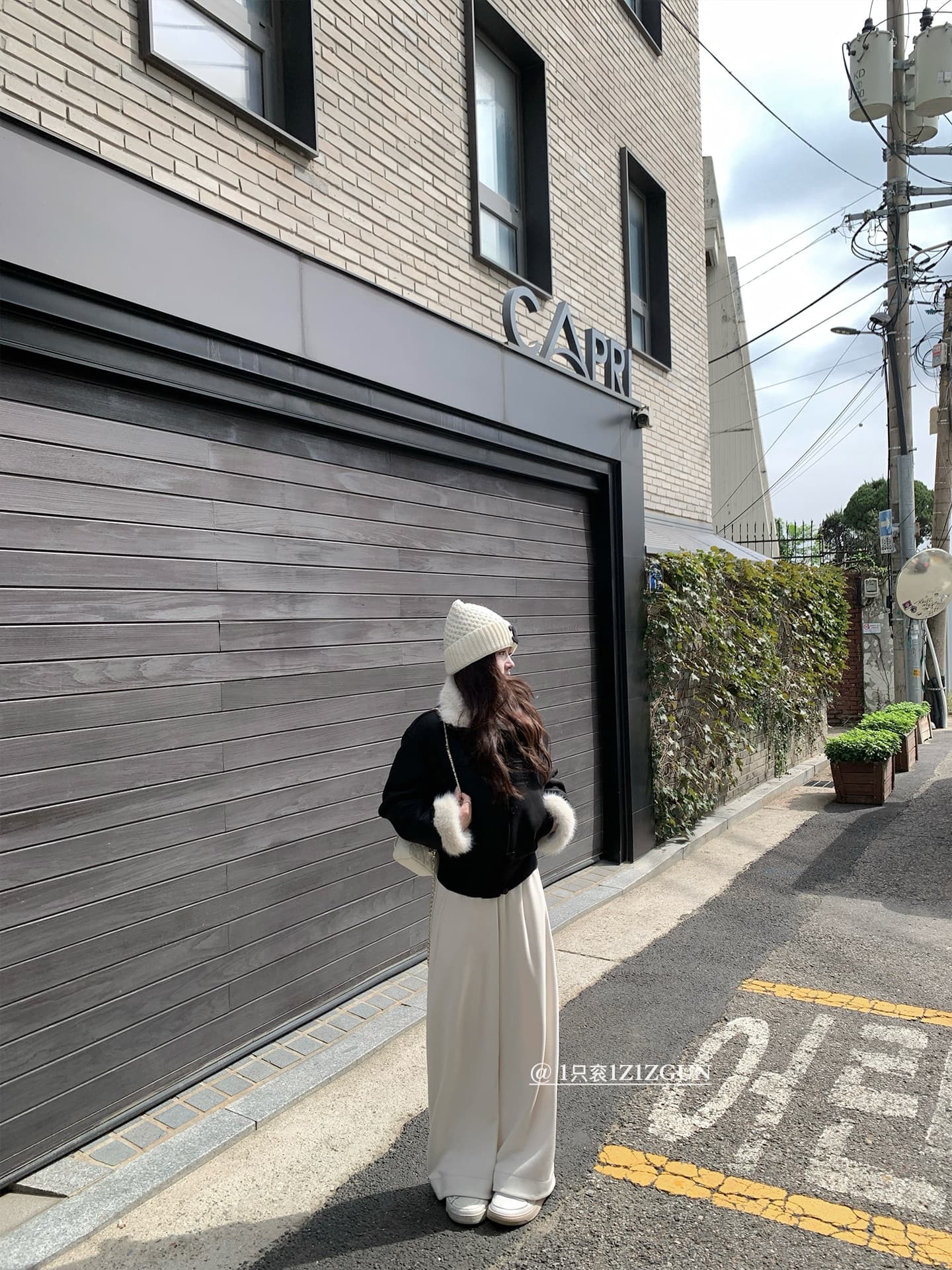 1개 다곤 1z1zgun 맛 축복 피모 하나 스웨이드 원단 재킷 환경 보호 모피 칼라 클립 다운 재킷 여성 겨울 이미지 4