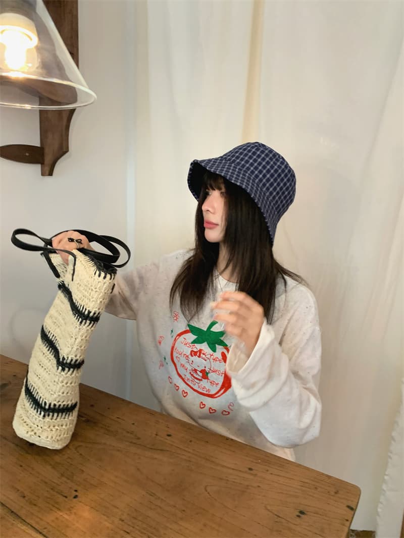 있음 선적 실사 느긋한 바람 편안함 루즈핏 다우 구덩이 프린트 긴팔 자외선 차단 티셔츠 상세 이미지 6