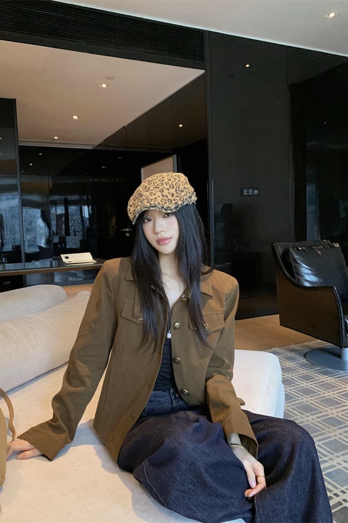 실사 정가 작은 대중 디자인 섹션 폴로 칼라 프로필 모양 공예 재킷 다용도 워크웨어 바람 재킷 맨위 이미지 6