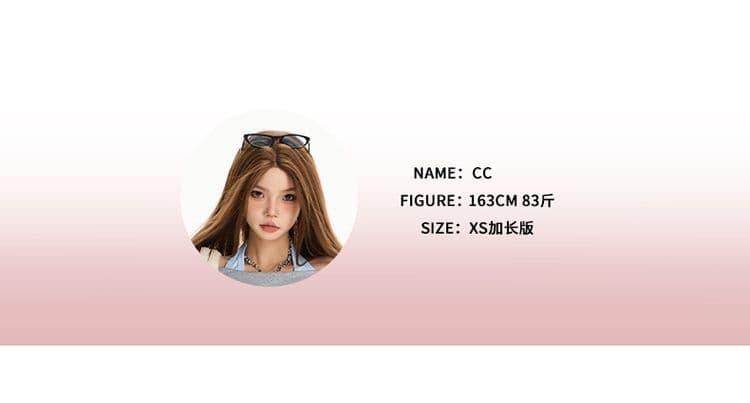 아메리칸 레트로 로우 웨이스트 핫걸 루즈핏 나팔 바지 다용도 슬림해 보이는 봄 여름 대나무 마디 곡물 도루 센스 청바지 여성 상세 이미지 6
