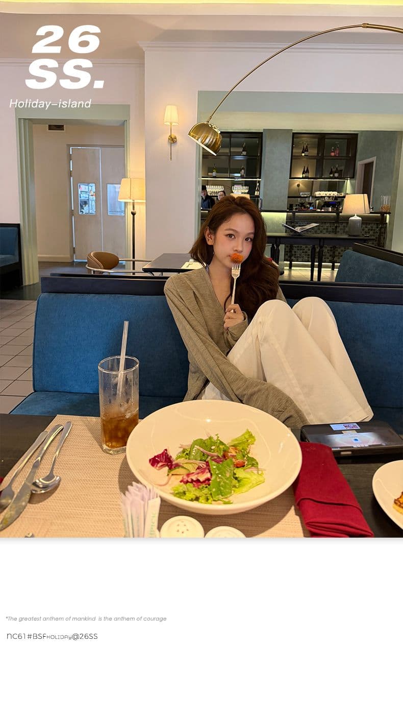 부드러운 질감 casual 품격 허리 엉덩이 ~보다 신축성 하이웨이스트 나팔 바지 길이 연장 일반 상세 이미지 1
