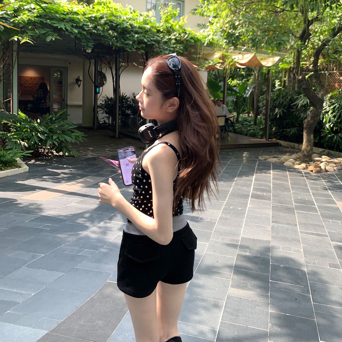 한 부서 빛 사람들 센스 남쪽 법 휴일 단순한 가정 센스 회색 검정색 패치워크 색상 와 성별 캐주얼 반바지 이미지 3