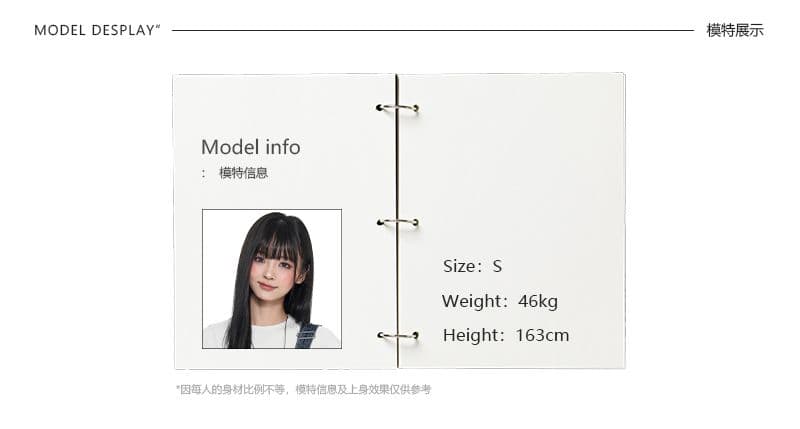 아메리칸 레트로 외국 가스 연령 감소 뒤집다 측면 데님 멜빵 반바지 여성 상세 이미지 5