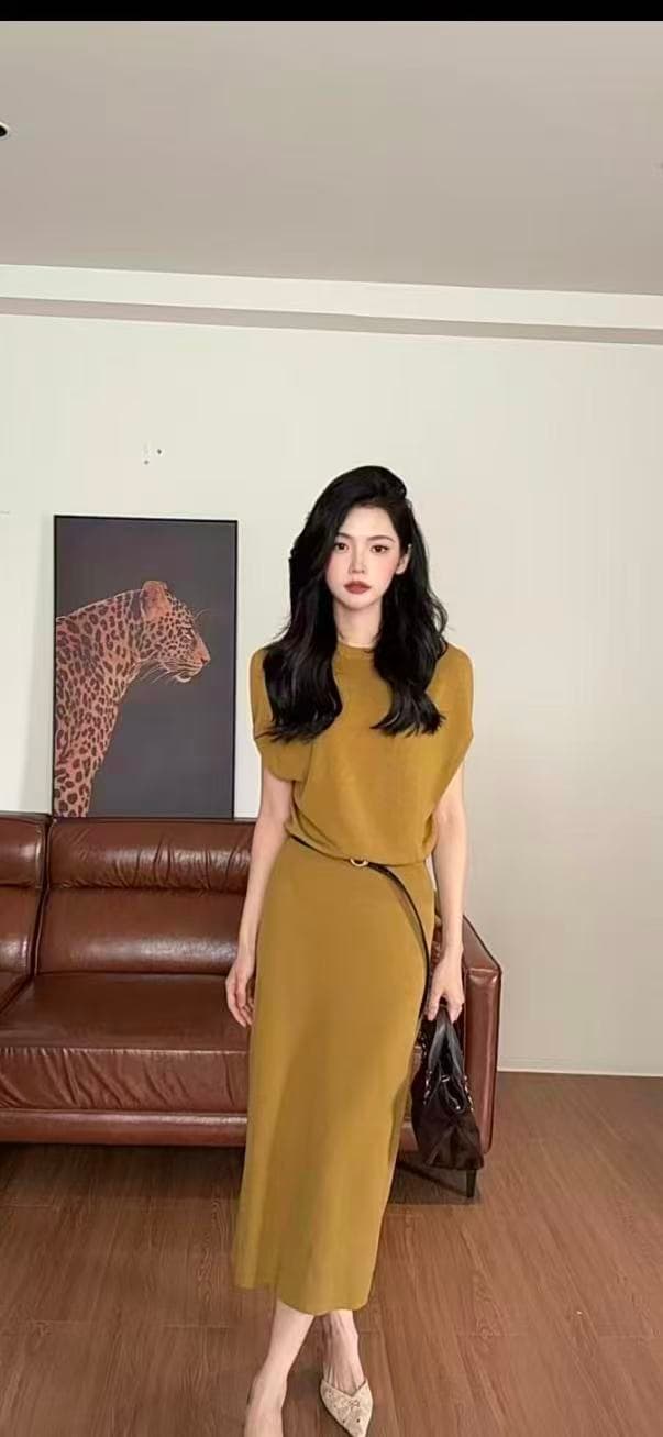 zouyashifa 여름 외국 가스 연령 감소 니트 품격 드레스 ysa22198 상세 이미지 5
