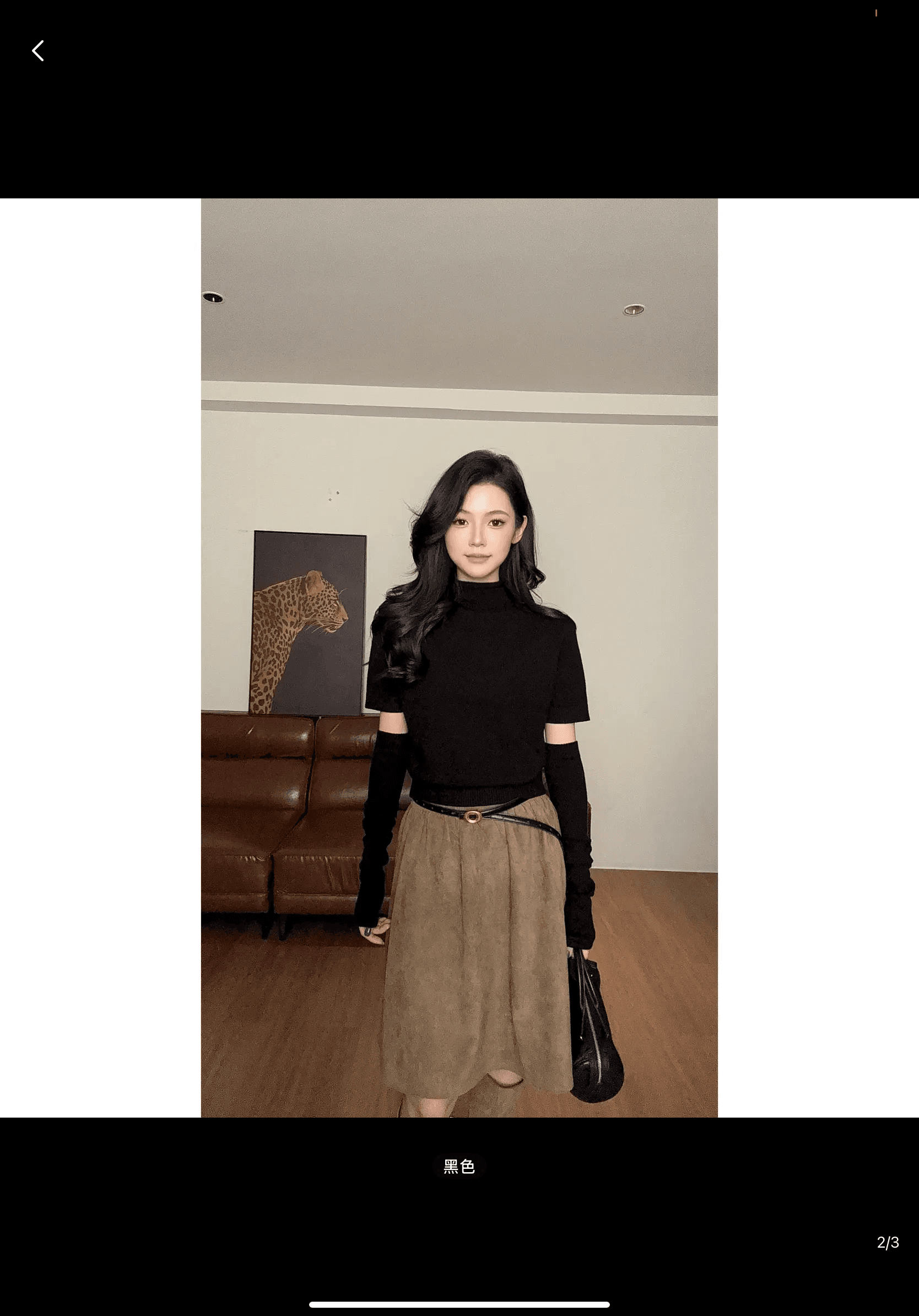 zouyashifa 작은 대중 디자인 센스 품격 캐주얼 고급 센스 모직물 맨위 ysa26820 상세 이미지 1