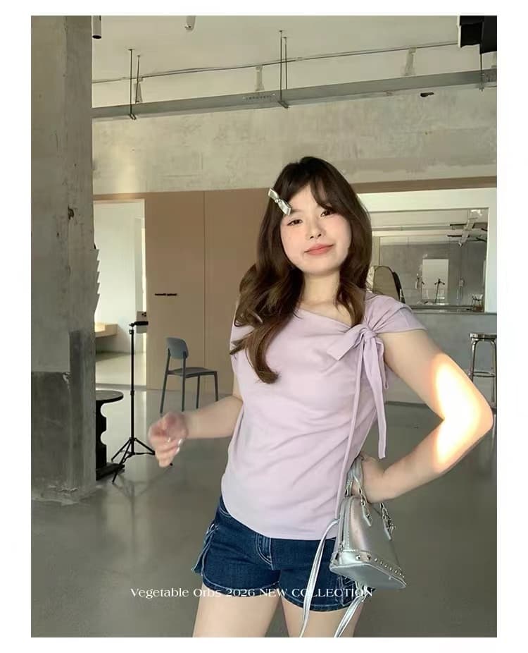 정가 경관 그림 원본 품질 디자인 센스 마 오래된 로우 웨이스트 주머니 데님 반바지 상세 이미지 16