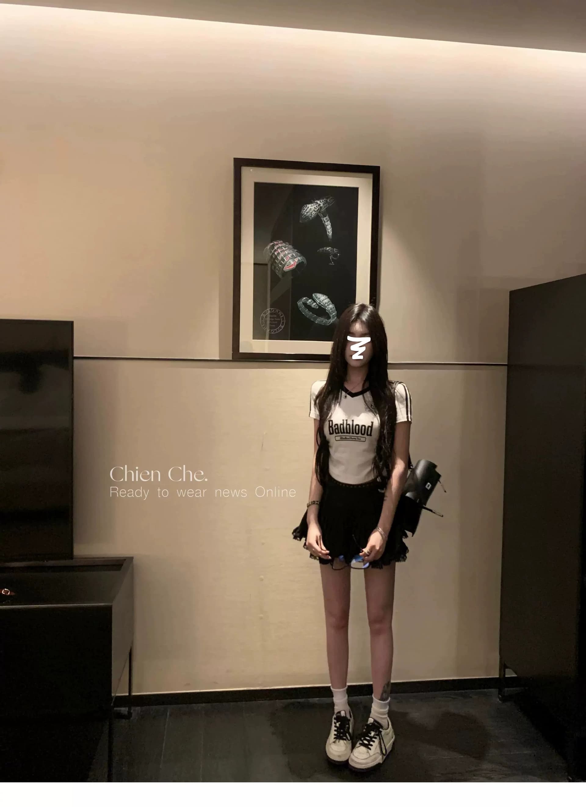 원본 것 타이트 맨위 여름 알파벳 프린트 루즈핏 반팔 티셔츠 여성 상세 이미지 10