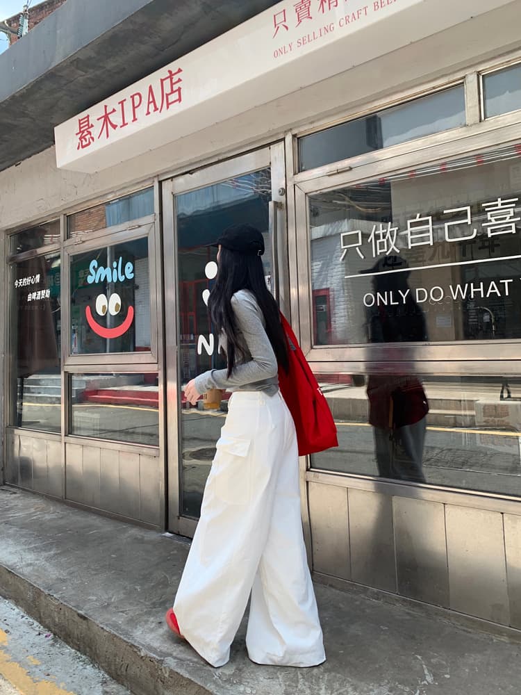 실사 아메리칸 레트로 워크웨어 팬츠 캐주얼 바지 여성 여름 슬림해 보이는 다용도 루즈핏 와이드 레그 팬츠 스트레이트 팬츠 롱 바지 상세 이미지 51