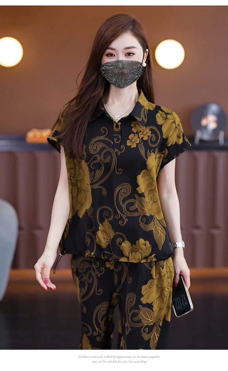 실사 2026 여름 드레스 새로운 패션 품격 빅 사이즈 루즈핏 슬림해 보이는 표지 고기 통통한 여동생 외국 가스 다용도 투피스 세트 상세 이미지 15