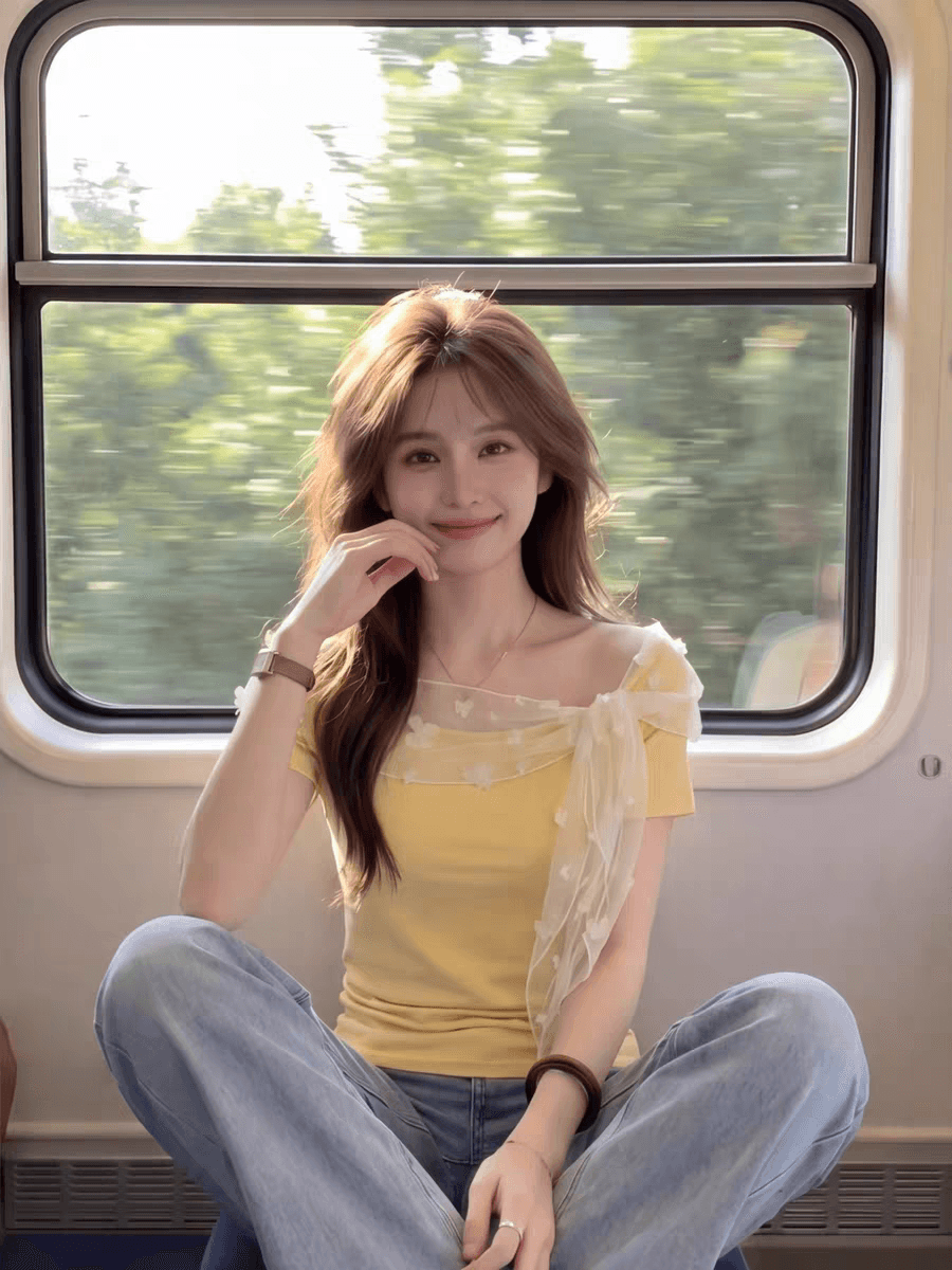 디자인 센스 오프숄더 레이스 자수 반팔 티셔츠 여성 여름 품격 다용도 작은 셔츠 몸매 가꾸기 슬림해 보이는 허리 수축 맨위 상세 이미지 6