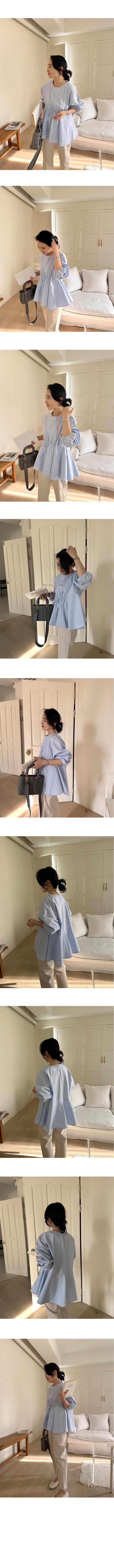 가을 의상 새로운 빅 사이즈 여성 의류 한국 스타일 다용도 슬림해 보이는 캐주얼 디자인 센스 긴팔 셔츠 상세 이미지 3