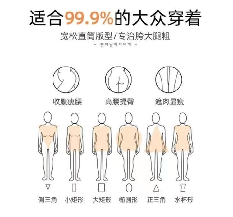 여름 드레스 한국 스타일 패션 캐주얼 스트레이트 와이드 레깅스 바지 새로운 빅 사이즈 슬림해 보이는 다용도 얇은 스타일 스트라이프 바지 상세 이미지 6