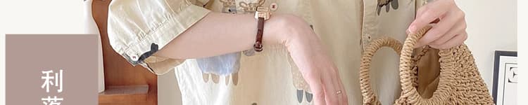 여름 드레스 새로운 베이비 칼라 셔츠 맨위 얇은 스타일 한국 스타일 하라주쿠 스타일 루즈핏 캐주얼 낙서 반팔 셔츠 상세 이미지 4
