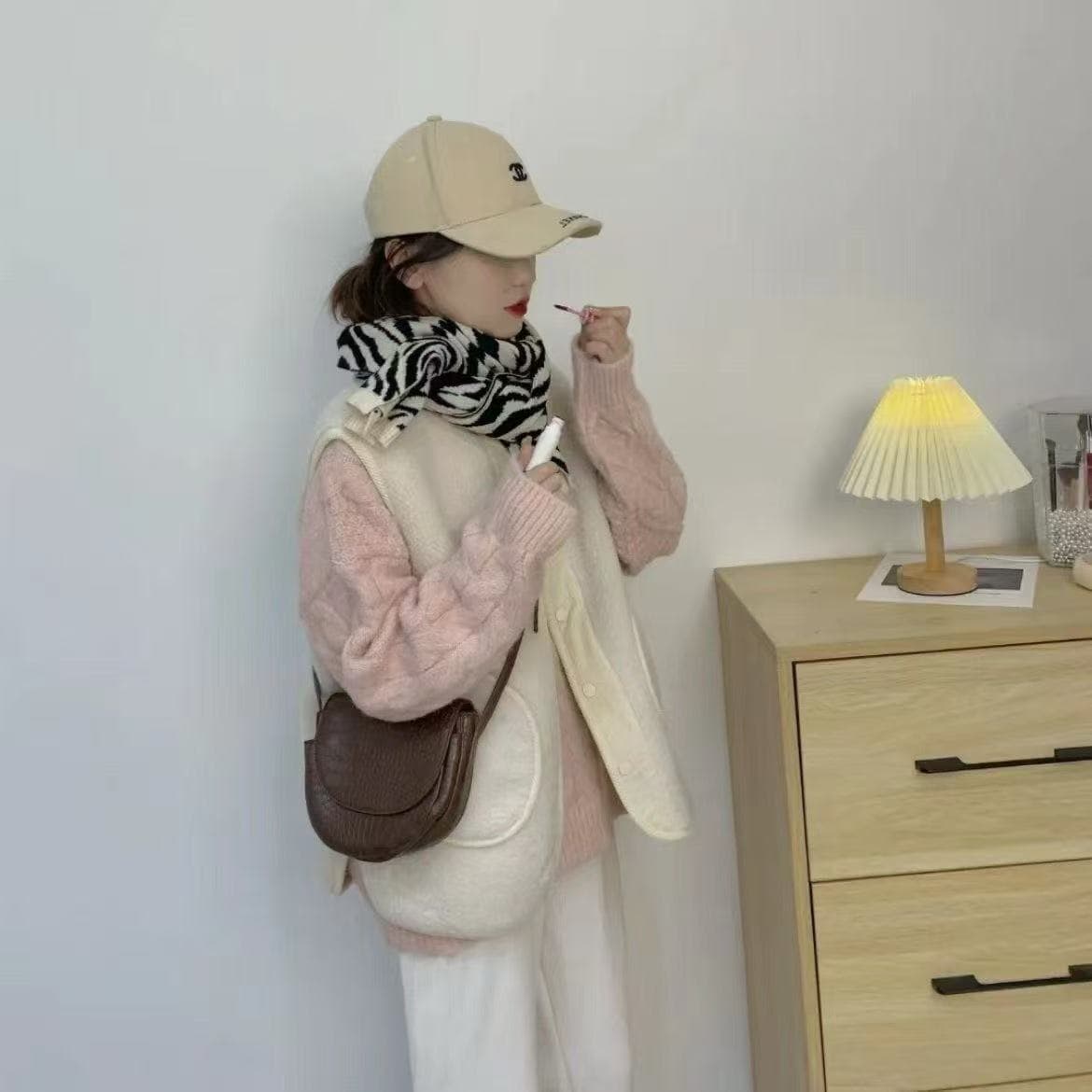 가을 겨울 새로운 양털 조끼 재킷 주머니 레트로 양면 착용 코듀로이 조끼 자켓 상세 이미지 2