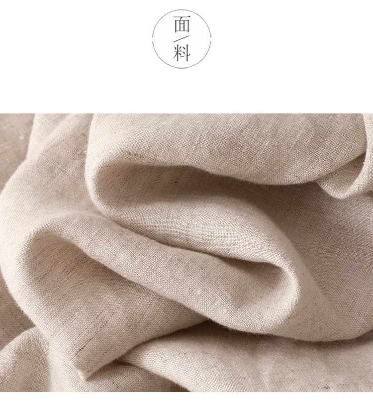 실사 면 린넨 꽃밭 반신 스커트 작은 키 우호적 인 와 성별 편안함 일본식 문예 랜턴 치마 롱 코트 반 스커트 상세 이미지 3