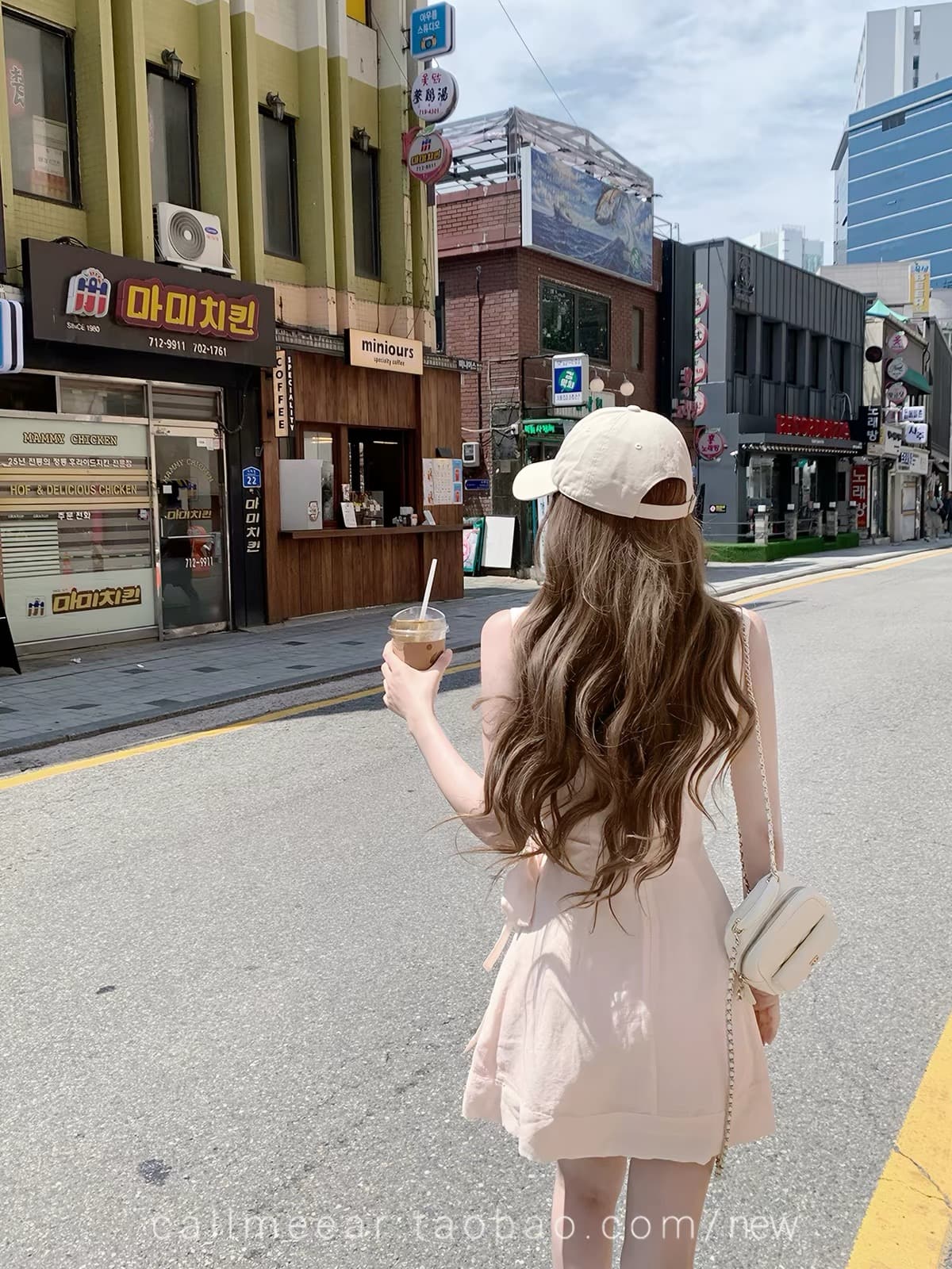 callmeear 저녁 바람 매매 나비 매듭 스트랩 허리 수축 주간 실크 아마 조끼 스커트 드레스 여름 이미지 3