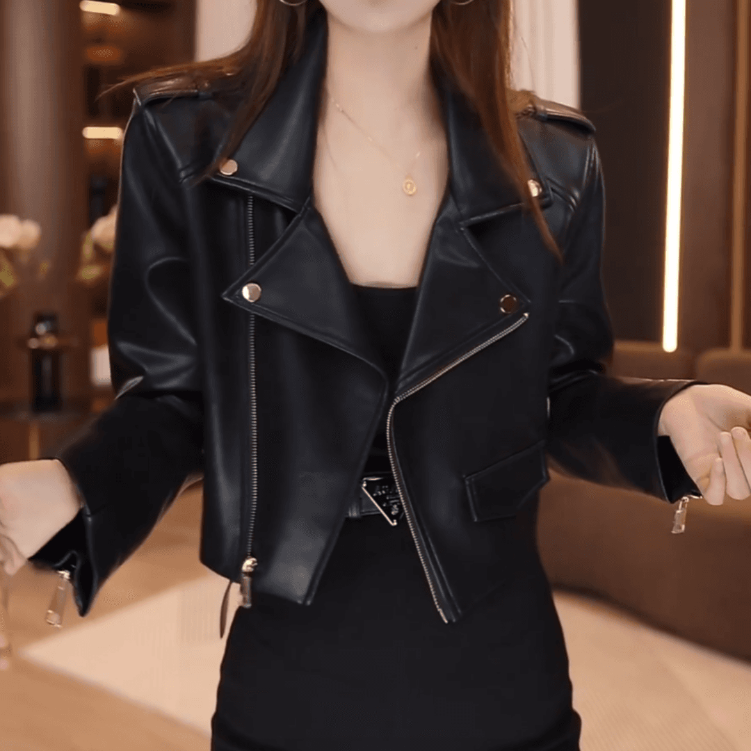빛 럭셔리 미니멀리즘 세련된 짧은 여성 코트 2026 가을 새로운 폴로 칼라 트렌드 다용도 재킷 맨위 트렌디 상세 이미지 2