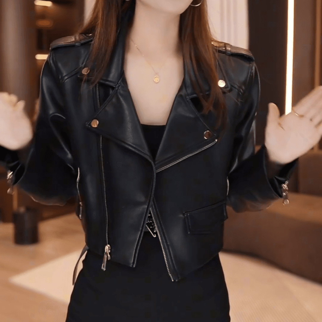 빛 럭셔리 미니멀리즘 세련된 짧은 여성 코트 2026 가을 새로운 폴로 칼라 트렌드 다용도 재킷 맨위 트렌디 상세 이미지 6