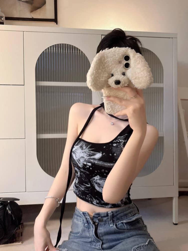 실사 감소되지 않음 순수한 욕망 행침 목 디자인 센스 캐미솔 스트랩 디자인 센스 하나 컵 맨위 상세 이미지 16