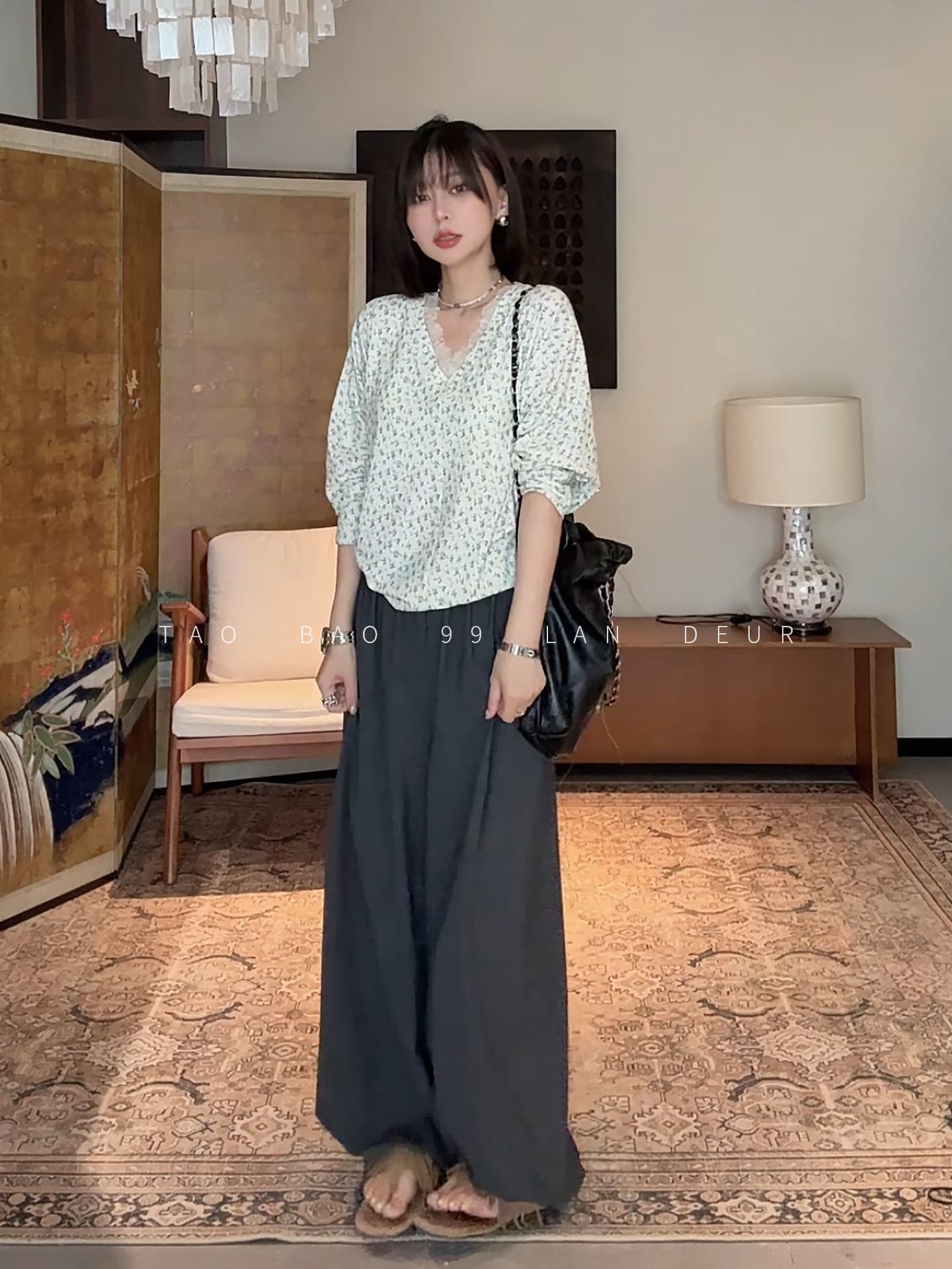 패션 다용도 루즈핏 슬림해 보이는 도루 센스 스트레이트 팬츠 아이들 이미지 4