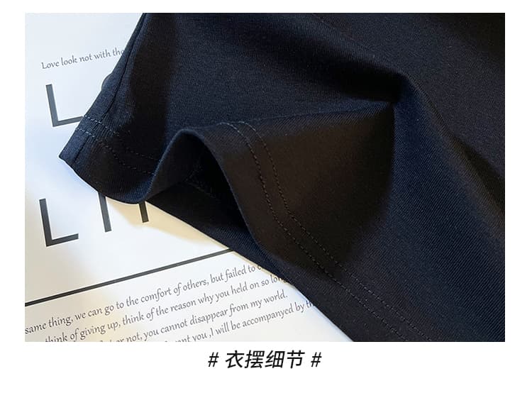 실사 2026 새로운 달콤함 나비 매듭 프랑스식 광장 칼라 품격 긍정적 인 어깨 몸매 가꾸기 슬림해 보이는 반팔 티셔츠 여성 상세 이미지 25