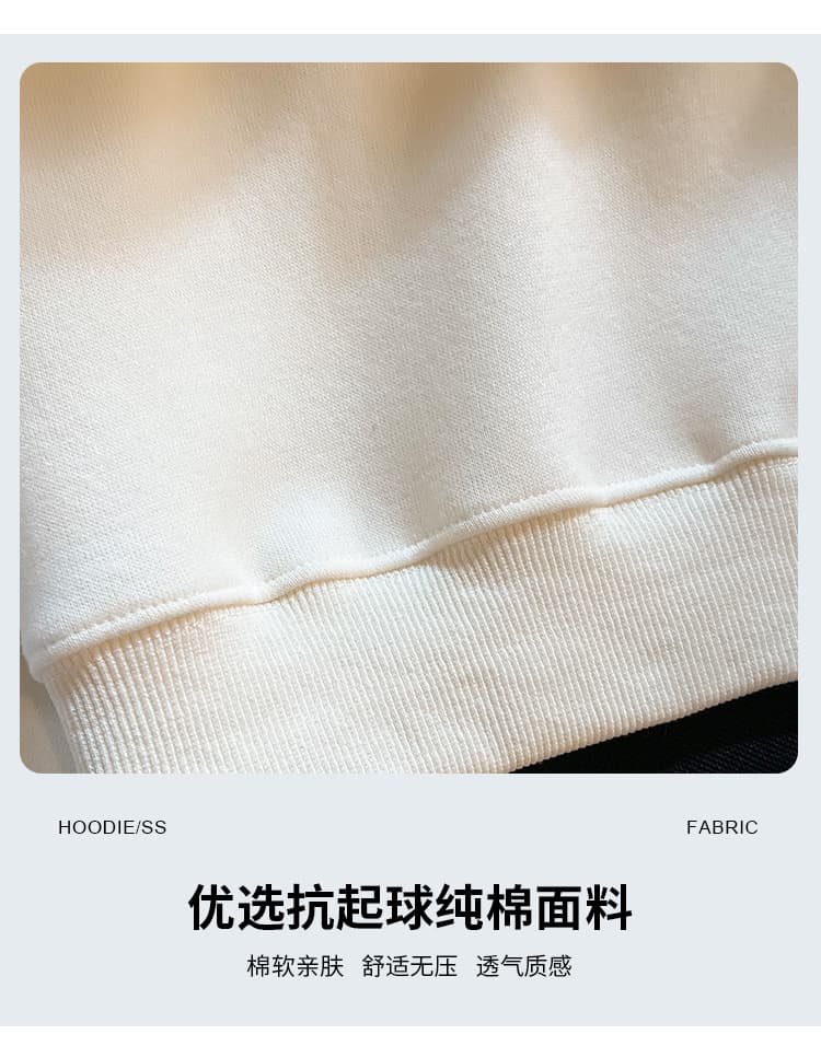 실사 한 부서 달콤함 레이스 베이비 칼라 polo 후드티 미니멀리즘 자수 느긋한 학원 스타일 루즈핏 풀오버 셔츠 상세 이미지 6