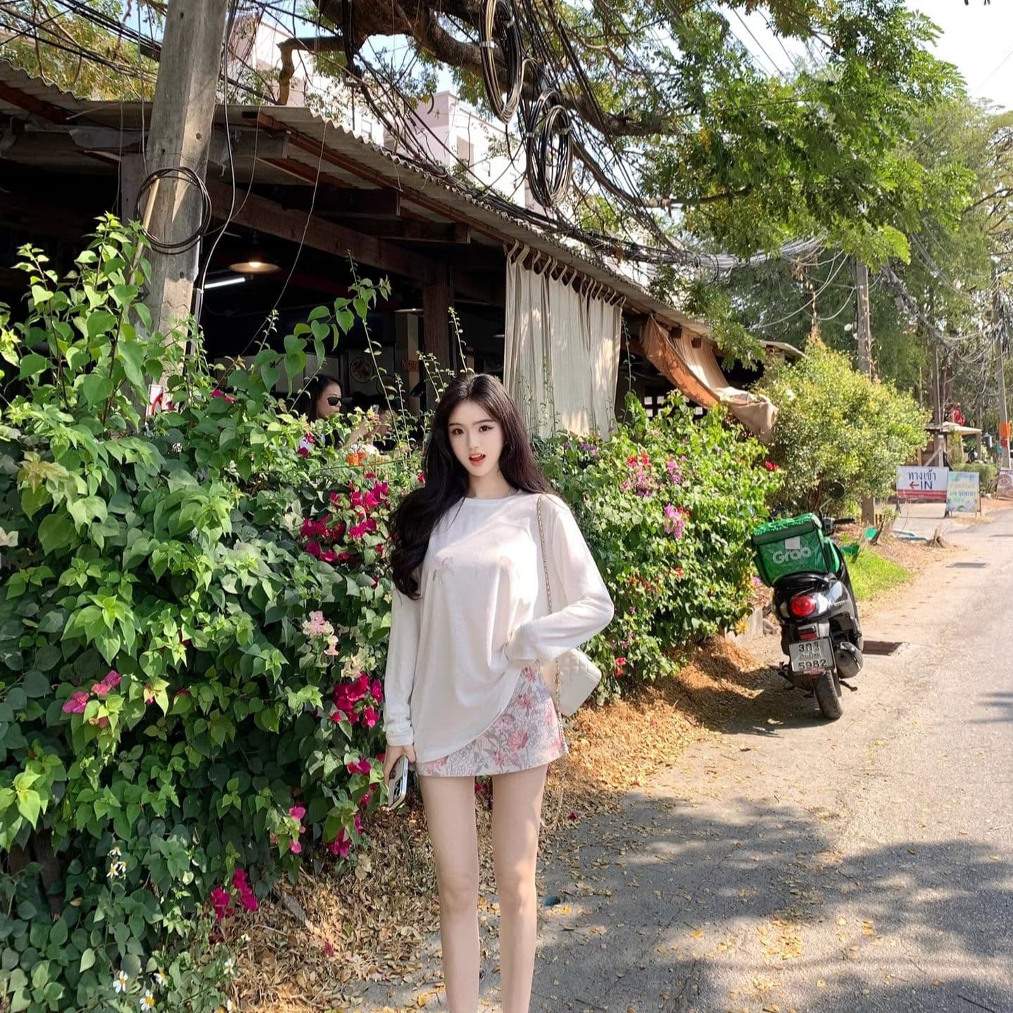 65 면 여름 새로운 프린트 섹션 여성 셔츠 긴팔 티셔츠 태양 보호 셔츠 기본 셔츠 블라우스 통기성 루즈핏 상세 이미지 3