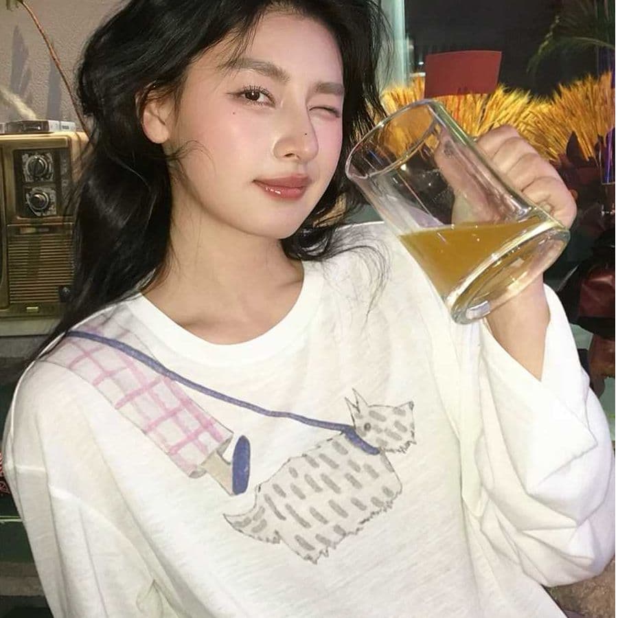 65 면 일러스트레이션 개 산책 재미있는 프린트 긴팔 자외선 차단 티셔츠 느긋한 다용도 마이크로 ~을 통해 루즈핏 캐주얼 맨위 이미지 5