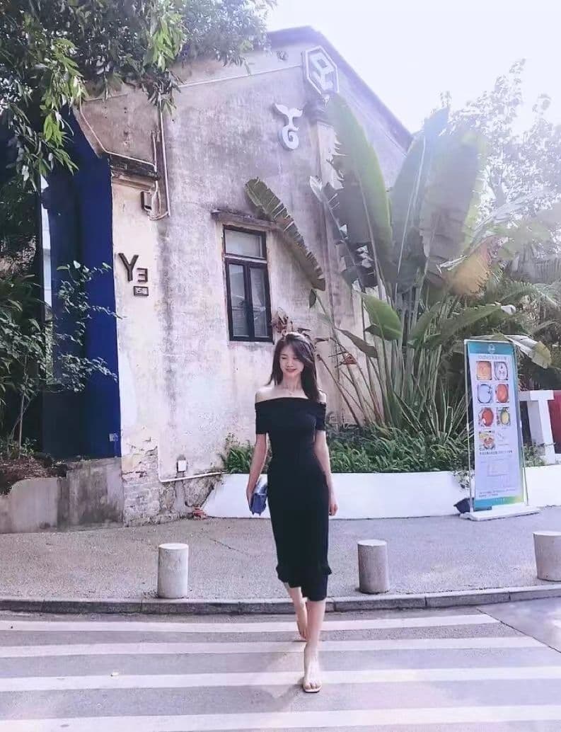 사람들 면 1 1 프랑스식 순수한 욕망 바람 검정색 오프숄더 보트넥 드레스 새로운 섹시함 드레스 상세 이미지 14