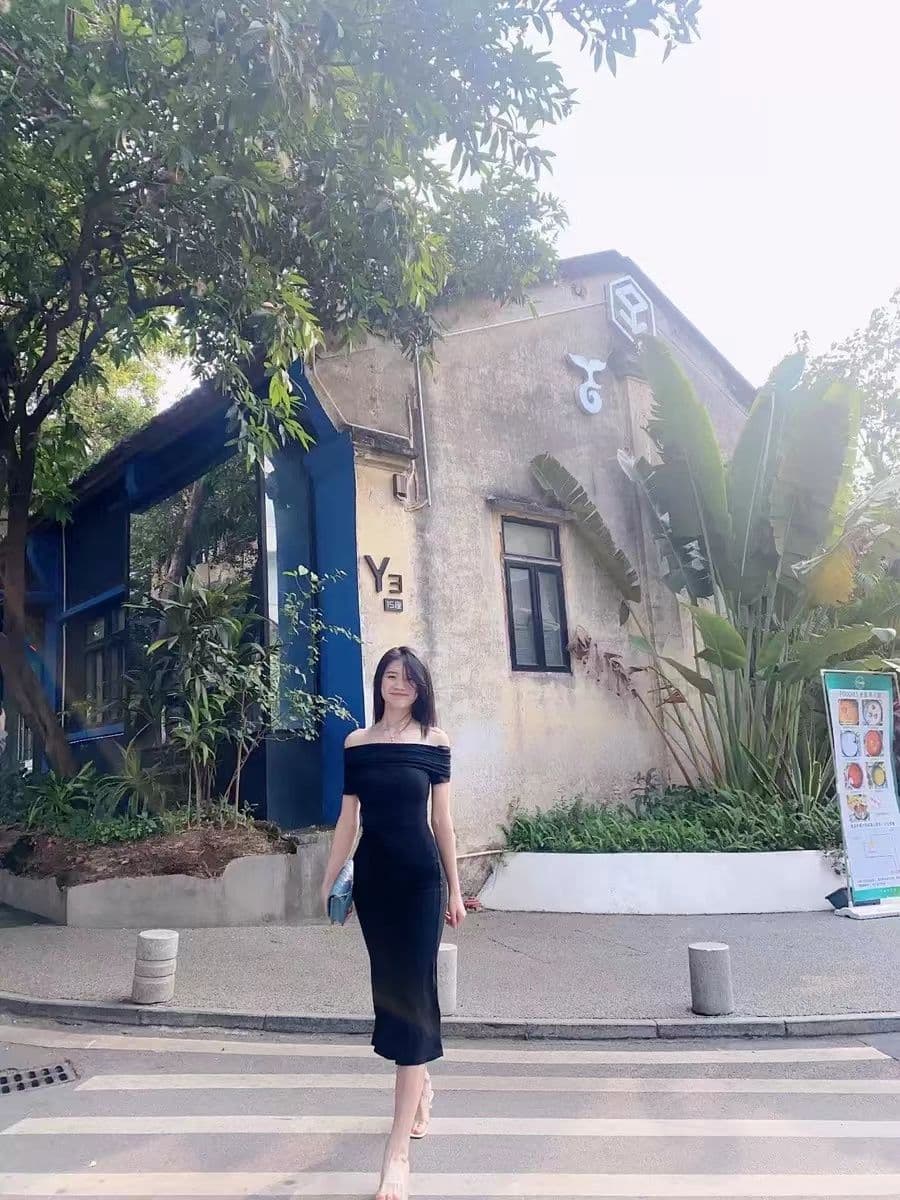 사람들 면 1 1 프랑스식 순수한 욕망 바람 검정색 오프숄더 보트넥 드레스 새로운 섹시함 드레스 상세 이미지 15