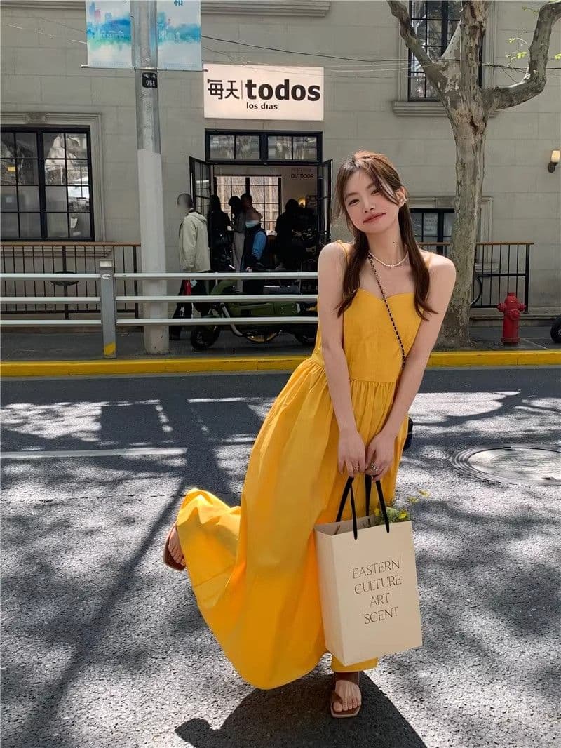 투명 지퍼 주머니 해변가 여행 휴가 착용 가져 가라. 사진 찍기 슬립 여성 드레스 여름 아름다운 분위기 센스 상세 이미지 15
