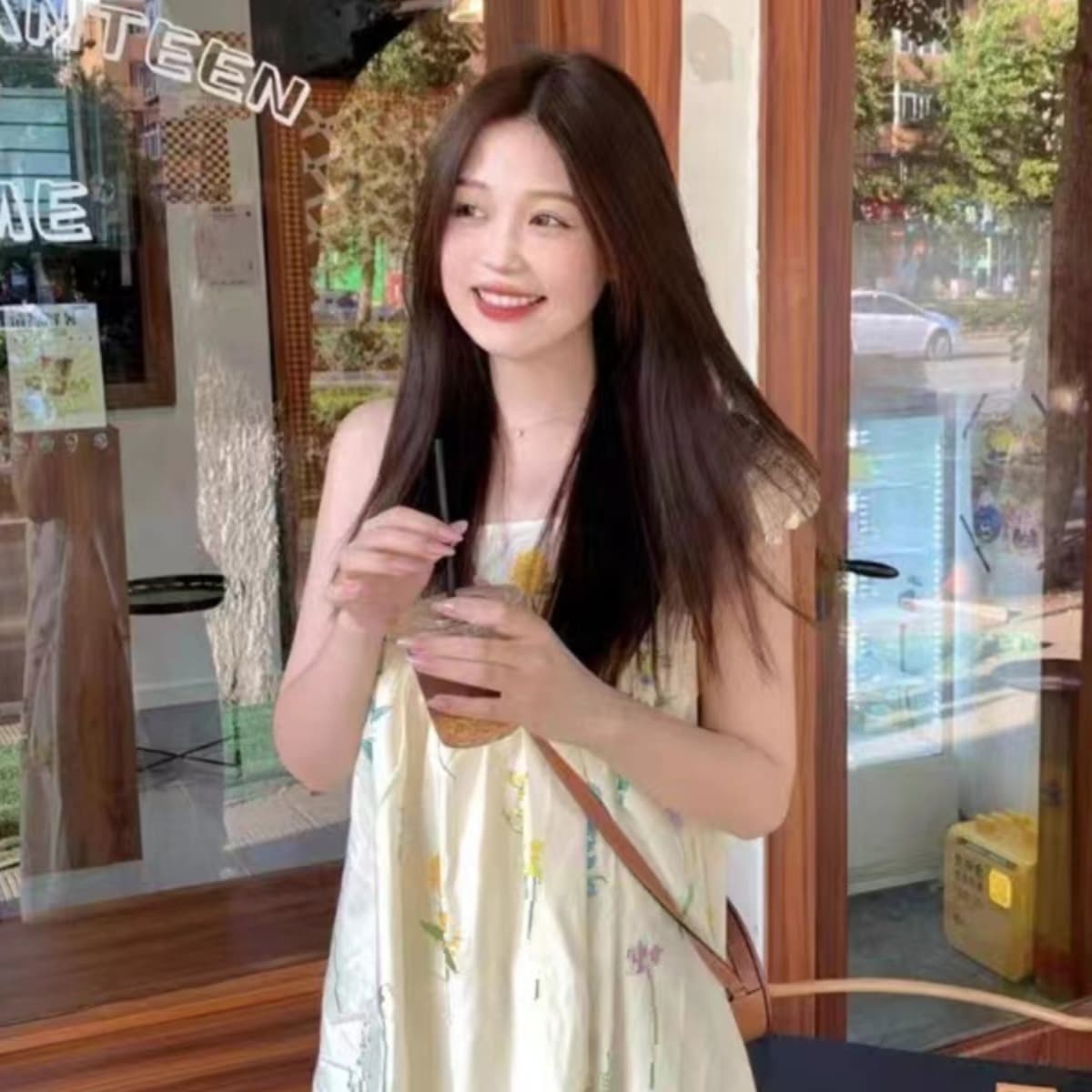 해변가 휴가 꽃무늬 슬립 여성 드레스 여름 해변 여행 고급 센스 달콤함 레트로 캄파넬라 세과 치마 ins 이미지 5