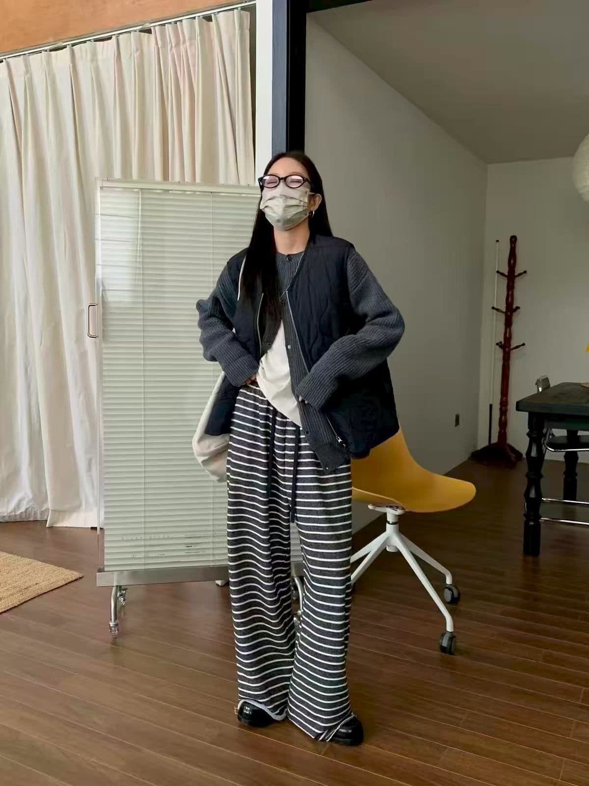 느긋한 바람 거친 구덩이 기사 양 플러시 니트 오픈 가디건 여성 라운드 넥 싱글 줄 버튼 루즈핏 두꺼운 다용도 스웨터 코트 이미지 4