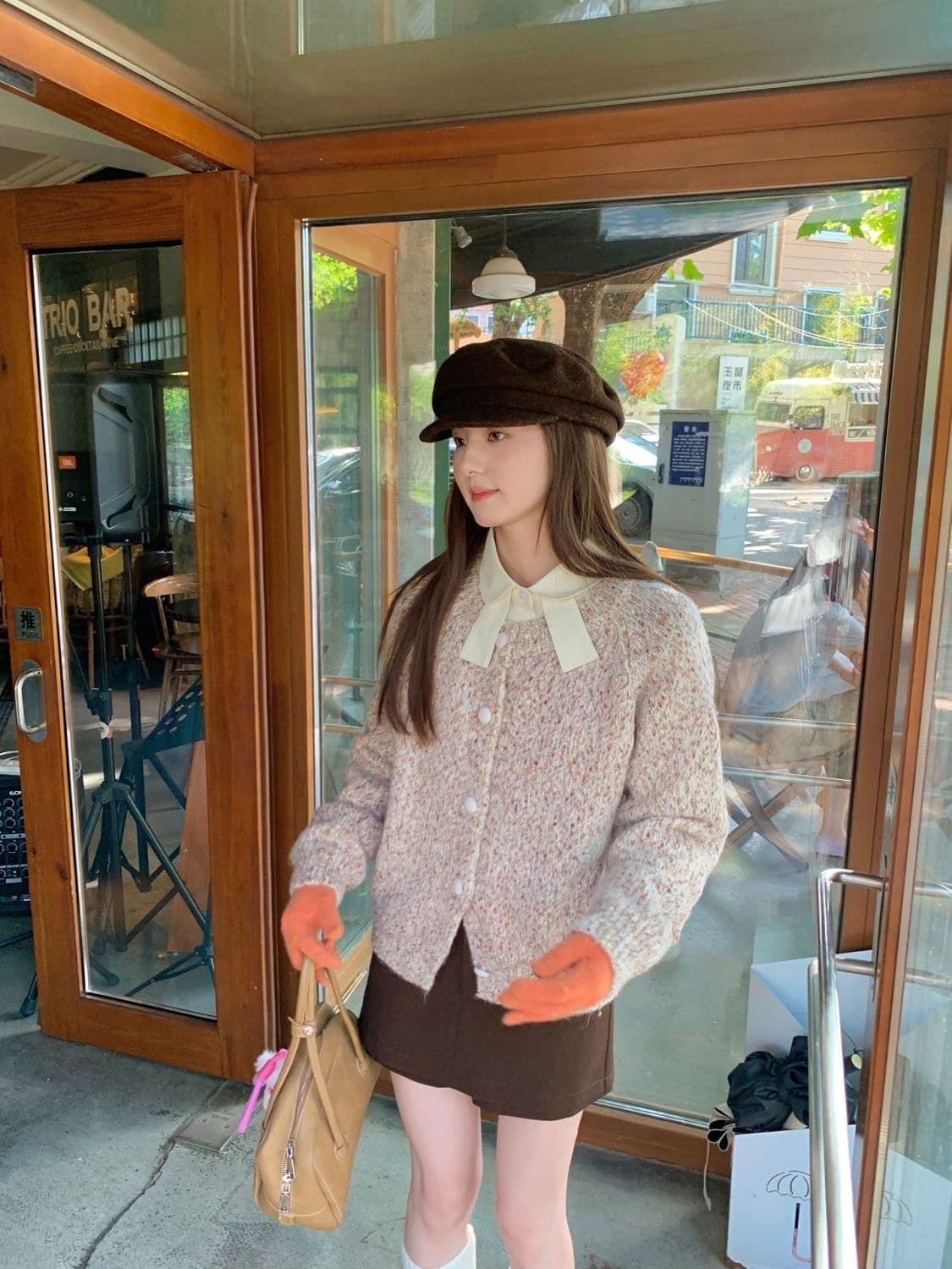 프랑스식 다용도 스택 착용 인사이드 가져 가라. 긴팔 셔츠 가을 새로운 루즈핏 출퇴근 셔츠 연령 감소 슬림해 보이는 캐주얼 맨위 상세 이미지 2